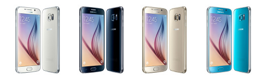 Samsung Galaxy S6 - 4 culori diferite White Pearl, Black Sapphire, Gold Platinum, Blue Topaz - ilovesamsung