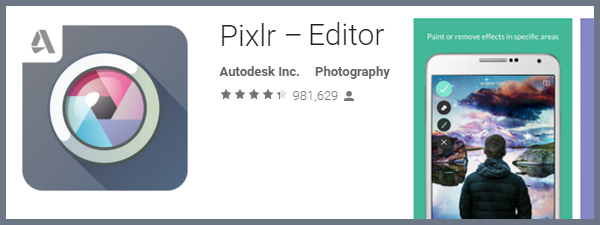 Pixlr – Free Photo Editor pentru Samsung S6 și S6 Edge