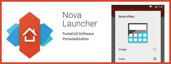 Nova Launcher pentru Samsung S6 Edge