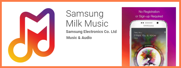 Samsung Milk Music pentru Samsung S6 Edge