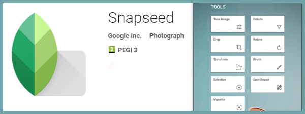 Snapseed pentru Samsung S6 Edge