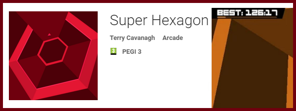 Super Hexagon pentru Samsung S6 Edge