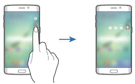Cum să contactezi persoanele din My People pentru ecranul lateral a lui Galaxy S6 Edge