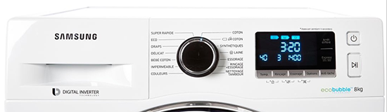 Masina de spalat Samsung EcoBubble™ WW80J6410CW - Programe