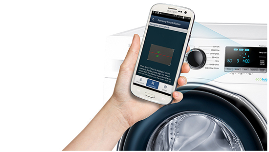 Masina de spalat Samsung EcoBubble™ WW80J6410CW - Smart Check