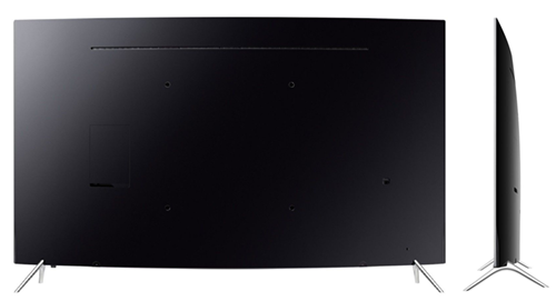 Smart TV Curbat Samsung KS7500 4K UltraHD -spate si profil