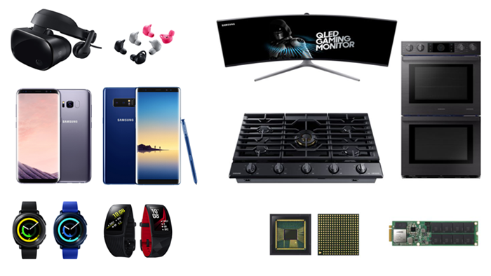 Produse Samsung în anul 2017
